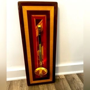 Vintage Wood Candle Sconce